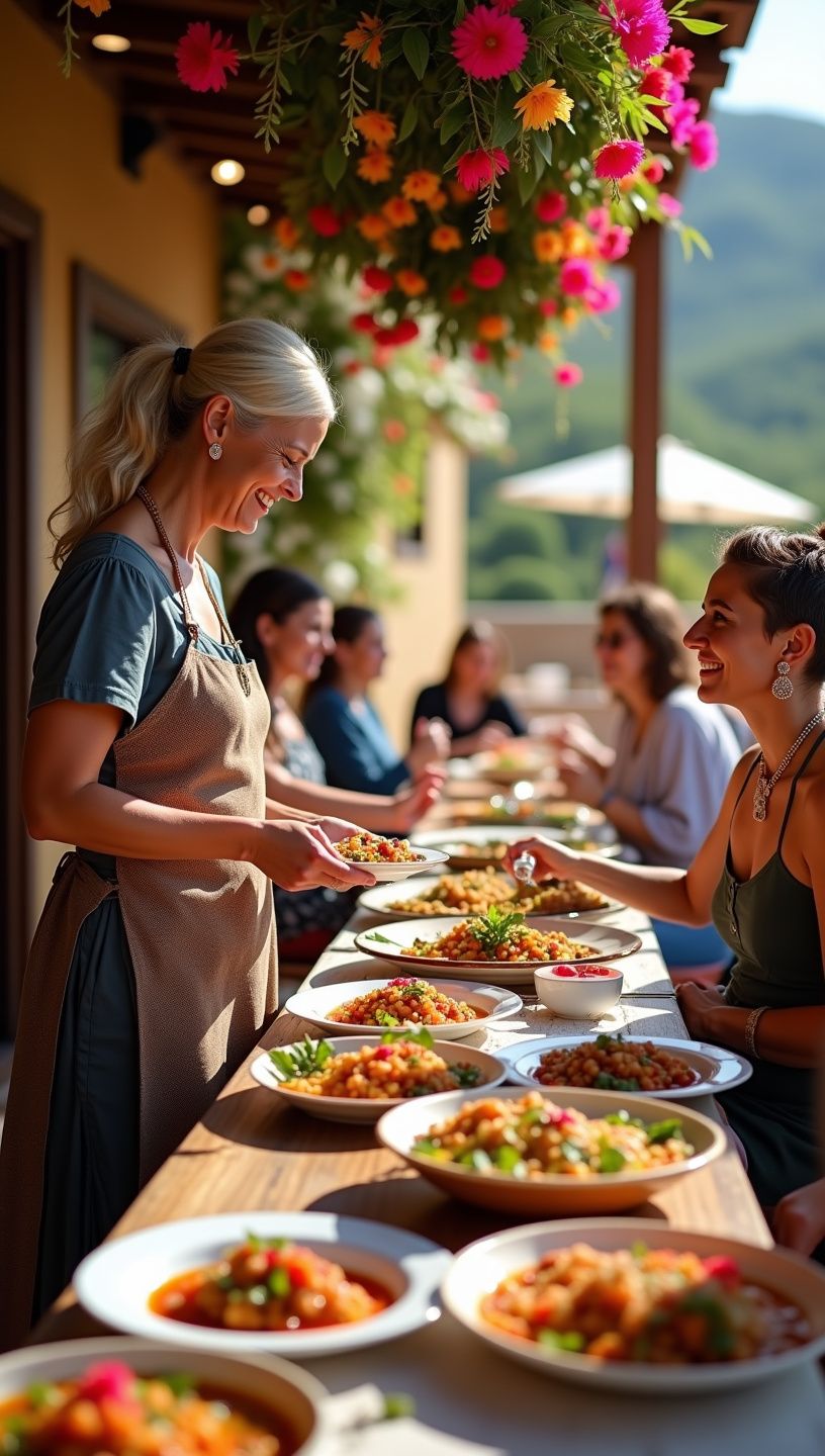 Διαφορετικά μπαχαρικά και σπόροι σε ξύλινη επιφάνεια